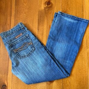 Cowgirl Tuff mid rise Denim Jeans 28x31